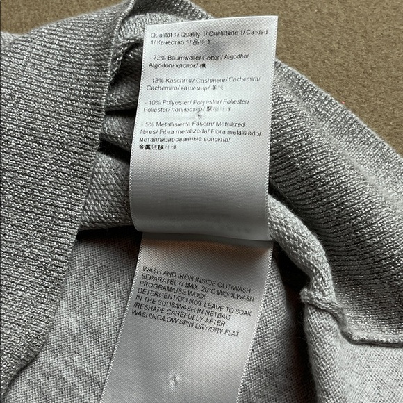 ESCADA SPORT Salofta Sleeveless Sweater Ash Gray - M - Picture 11 of 13